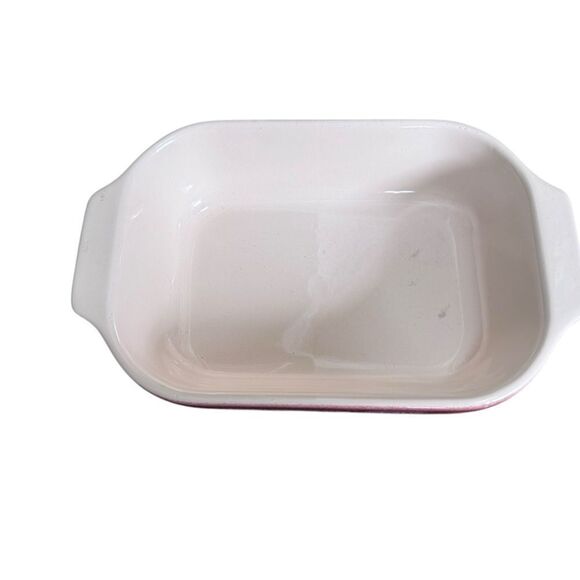 Emile Henry Maroon Casserole Dish 96.69 8.75” X 5.5”  made in France - Picture 2 of 5